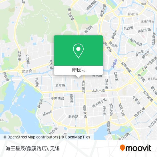 海王星辰(蠡溪路店)地图