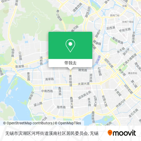 无锡市滨湖区河埒街道溪南社区居民委员会地图