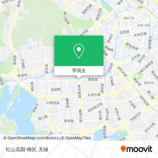红山花园-南区地图