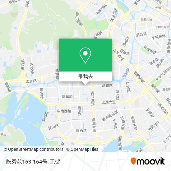 隐秀苑163-164号地图