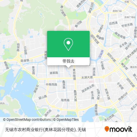 无锡市农村商业银行(奥林花园分理处)地图