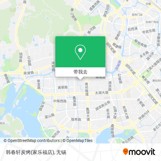 韩春轩炭烤(家乐福店)地图