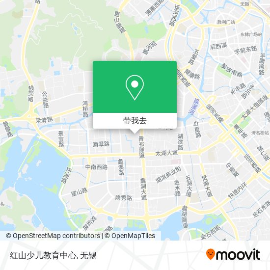 红山少儿教育中心地图