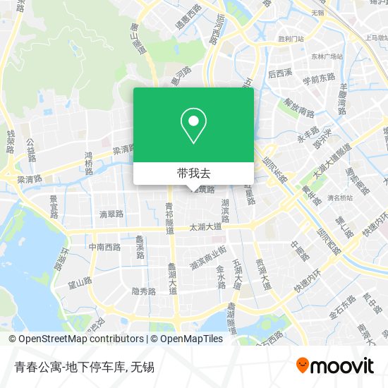 青春公寓-地下停车库地图