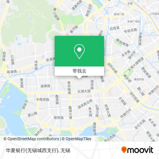 华夏银行(无锡城西支行)地图