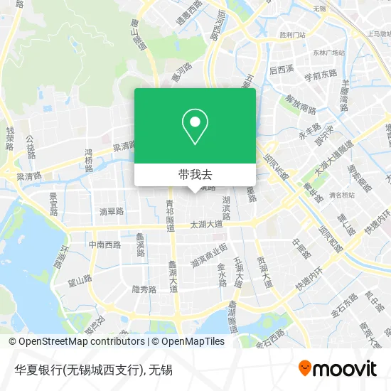 华夏银行(无锡城西支行)地图