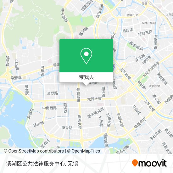 滨湖区公共法律服务中心地图