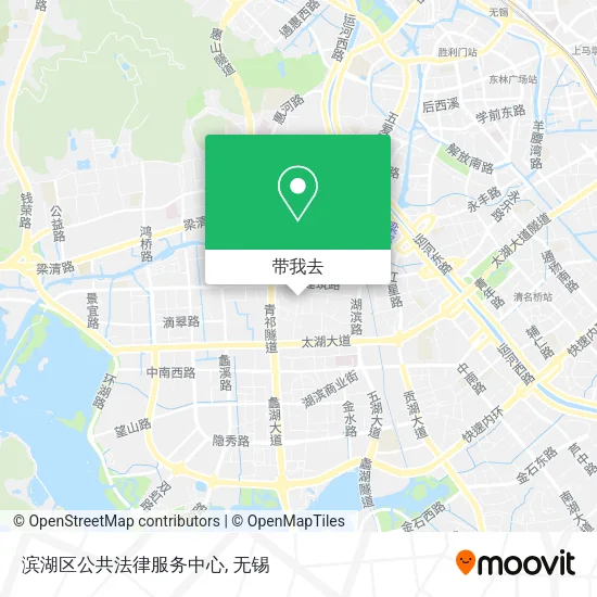 滨湖区公共法律服务中心地图