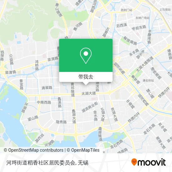 河埒街道稻香社区居民委员会地图