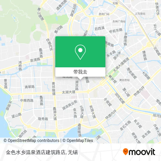 金色水乡温泉酒店建筑路店地图