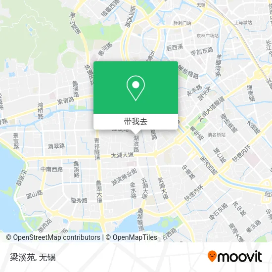 梁溪苑地图