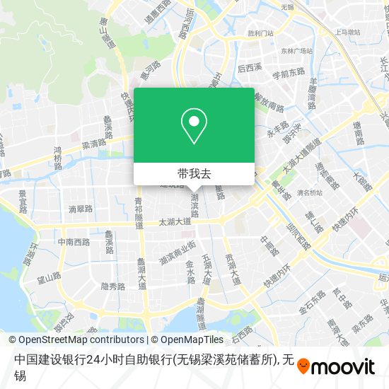 中国建设银行24小时自助银行(无锡梁溪苑储蓄所)地图