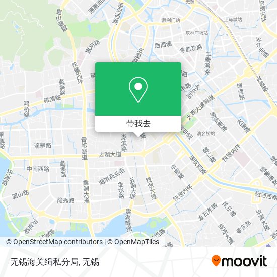 无锡海关缉私分局地图