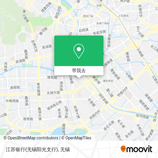 江苏银行(无锡阳光支行)地图