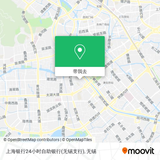 上海银行24小时自助银行(无锡支行)地图