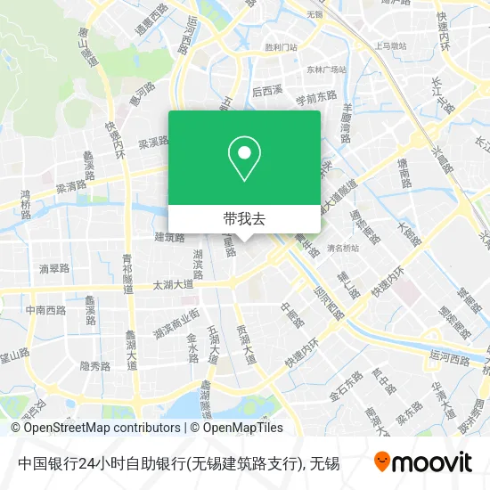 中国银行24小时自助银行(无锡建筑路支行)地图