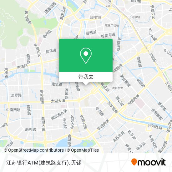 江苏银行ATM(建筑路支行)地图