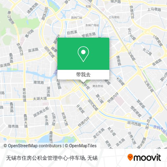 无锡市住房公积金管理中心-停车场地图