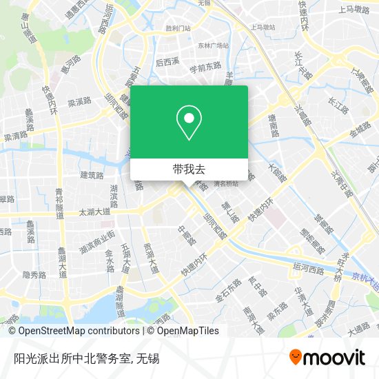 阳光派出所中北警务室地图