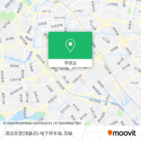 茂业百货(清扬店)-地下停车场地图