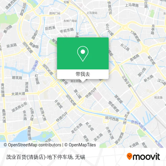 茂业百货(清扬店)-地下停车场地图