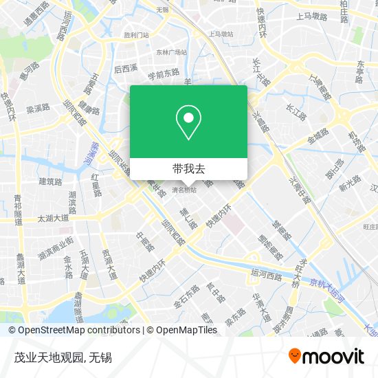 茂业天地观园地图