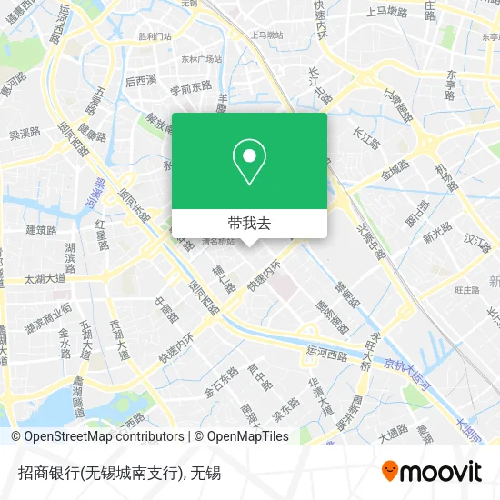 招商银行(无锡城南支行)地图