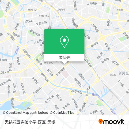 无锡花园实验小学-西区地图