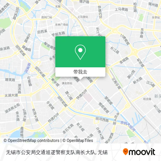 无锡市公安局交通巡逻警察支队南长大队地图