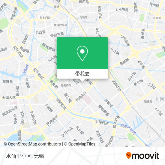 水仙里小区地图