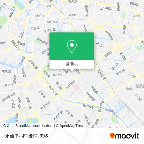 水仙里小区-北区地图