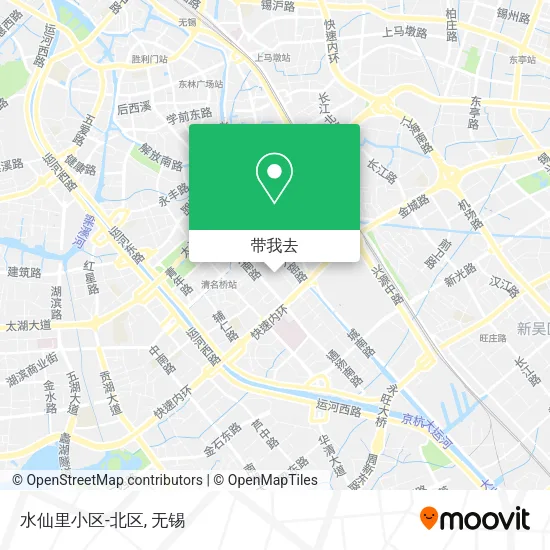水仙里小区-北区地图