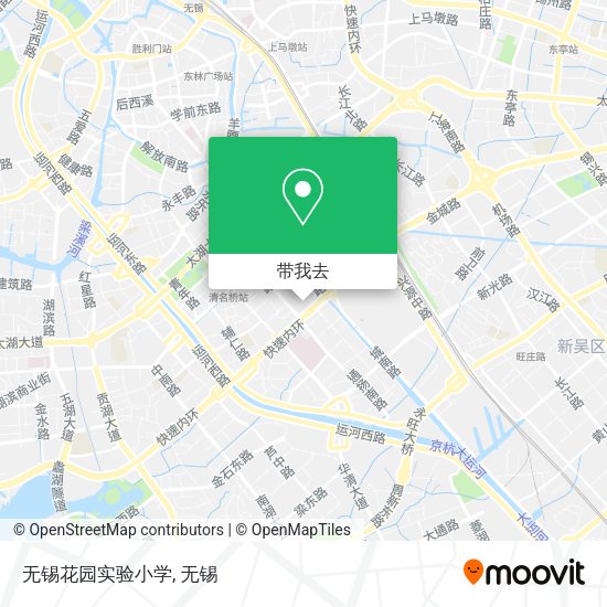 无锡花园实验小学地图