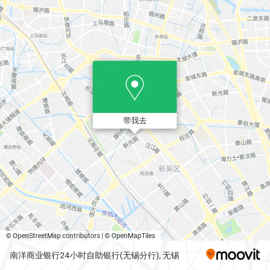 南洋商业银行24小时自助银行(无锡分行)地图