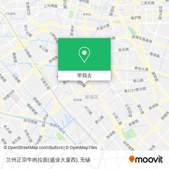 兰州正宗牛肉拉面(盛业大厦西)地图