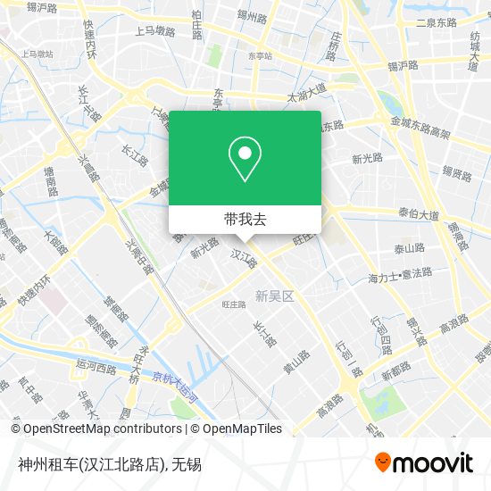 神州租车(汉江北路店)地图