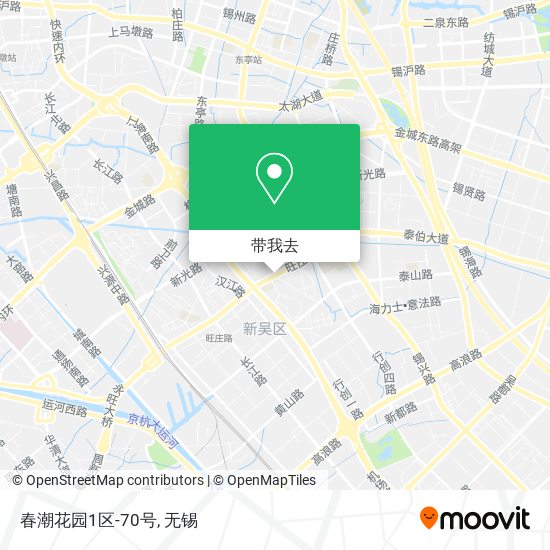 春潮花园1区-70号地图