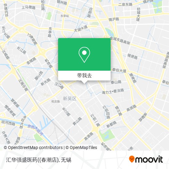 汇华强盛医药((春潮店)地图