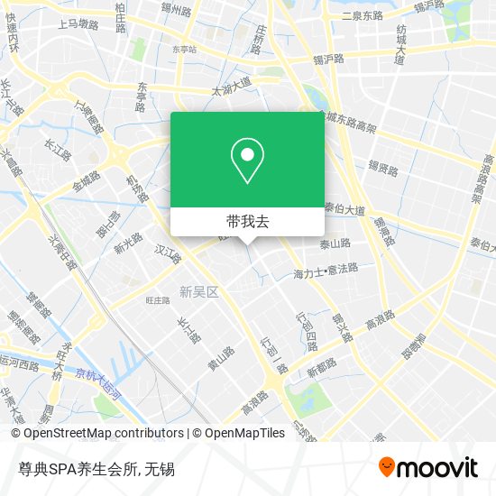 尊典SPA养生会所地图