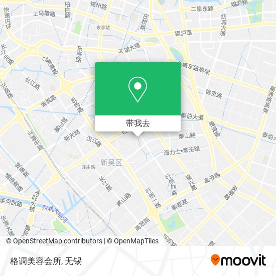 格调美容会所地图