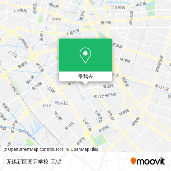 无锡新区国际学校地图
