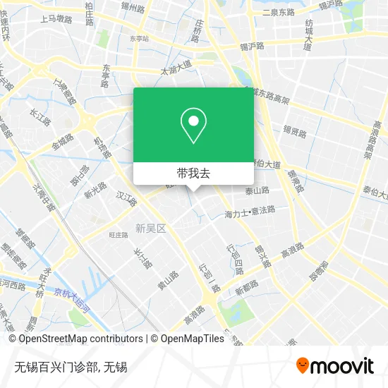 无锡百兴门诊部地图