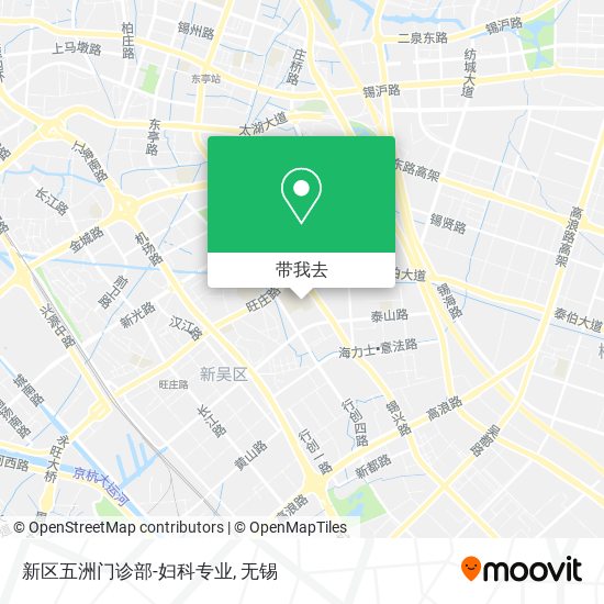 新区五洲门诊部-妇科专业地图