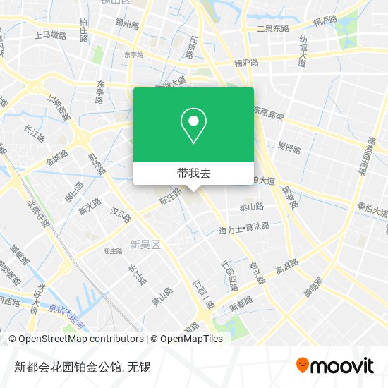 新都会花园铂金公馆地图