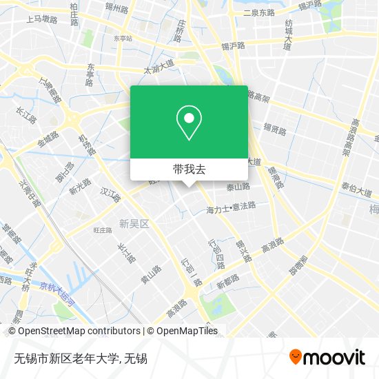 无锡市新区老年大学地图