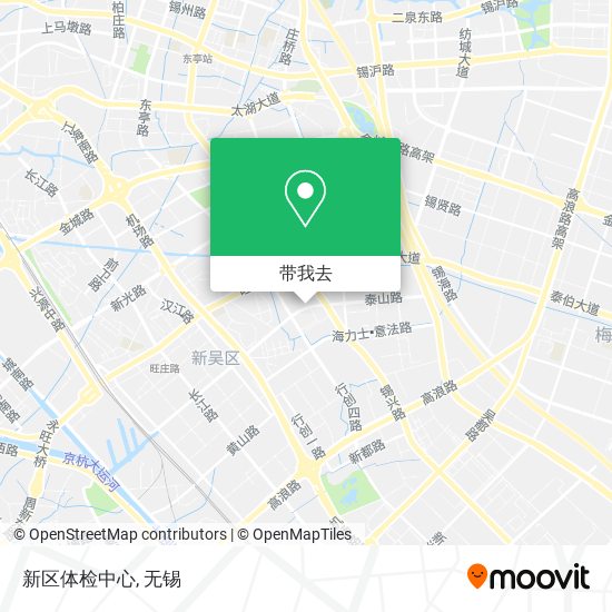 新区体检中心地图
