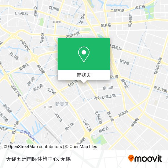 无锡五洲国际体检中心地图