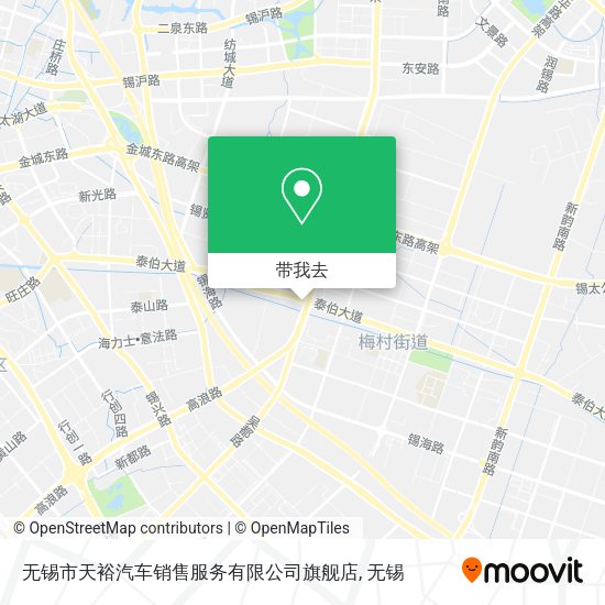 无锡市天裕汽车销售服务有限公司旗舰店地图