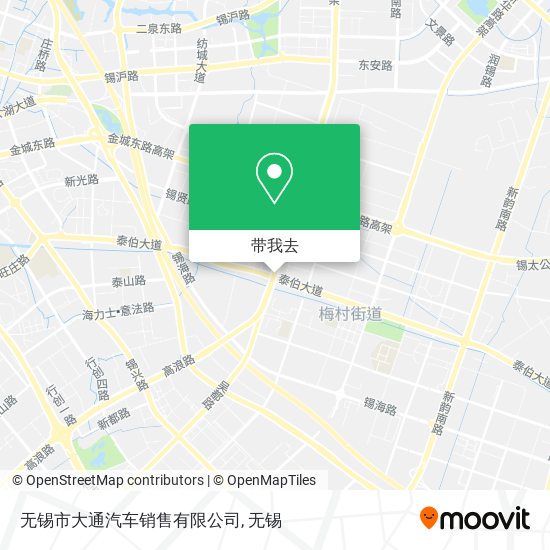 无锡市大通汽车销售有限公司地图