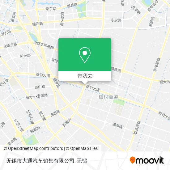 无锡市大通汽车销售有限公司地图